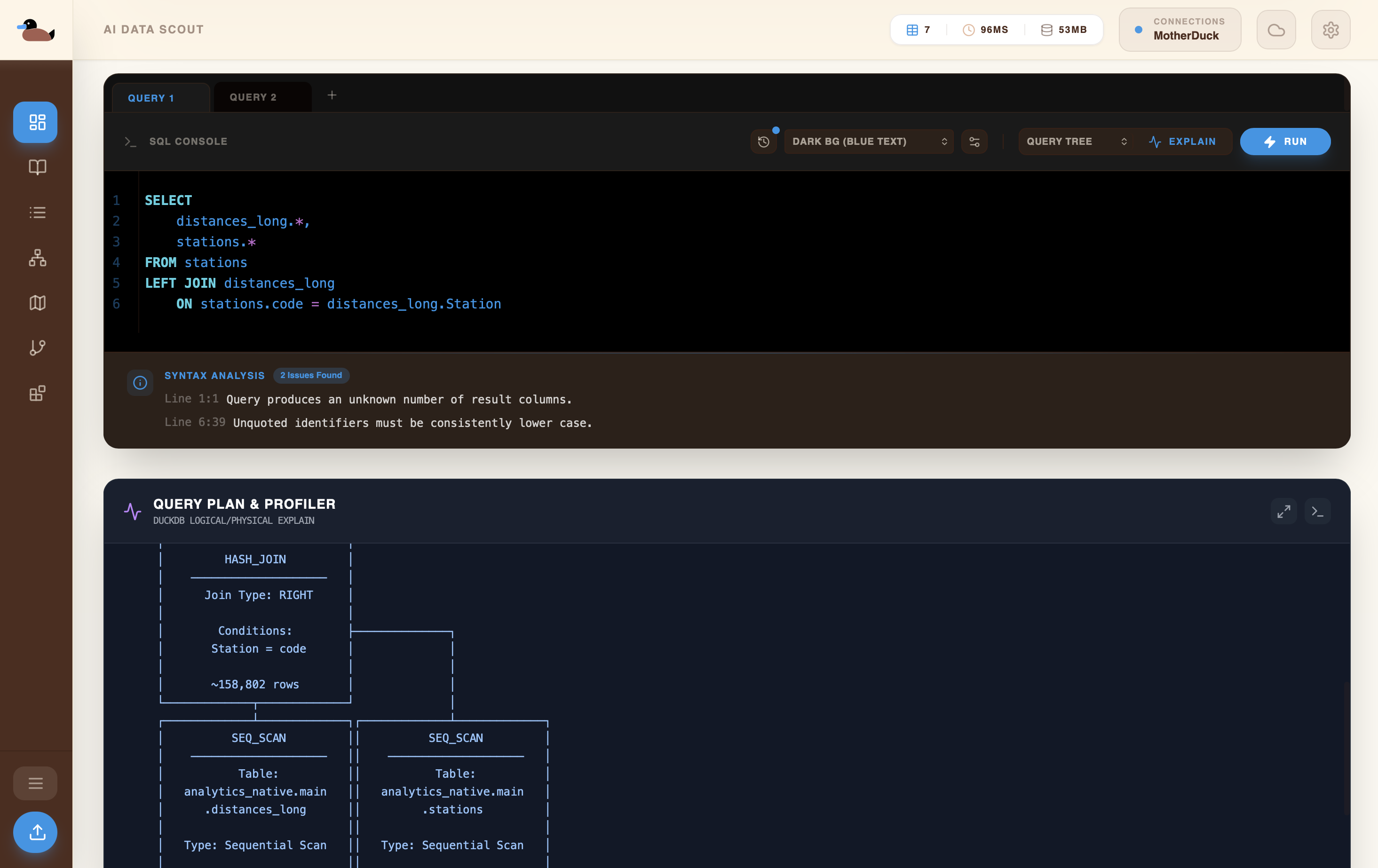 Query Plan & Profiler